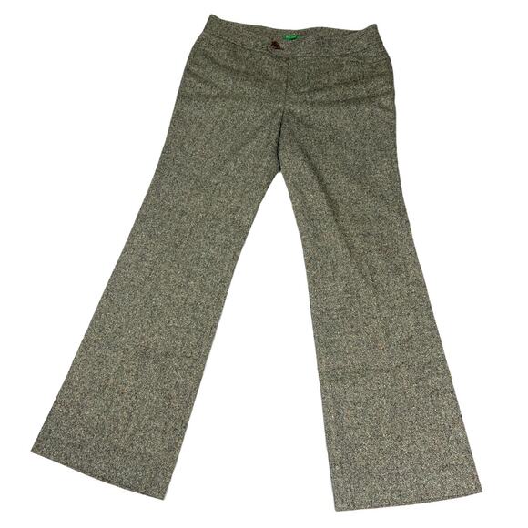 Lilly Pulitzer Pants Palm Beach Fit Wool Silk Blend Bootcut Women's 10 FLAW‎ - Picture 1 of 12